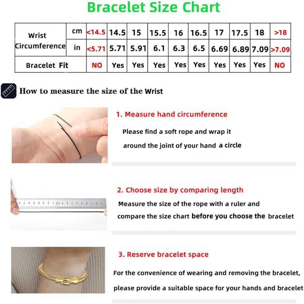 Stainless Steel Twisted Cable Wire Bracelets with Hook Clasp Stylish Roman Digital Bangle Bracelet for Women