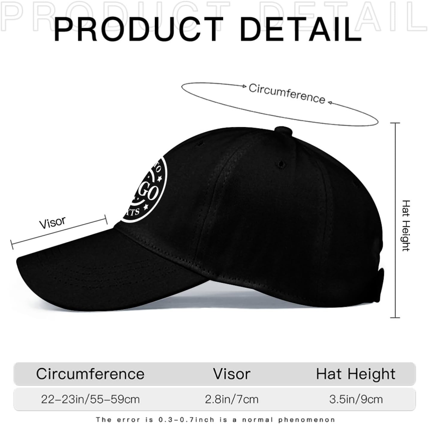 Bulk Custom Hat, Customized Adjustable Baseball Cap Design Your Own Unisex Trucker Hat with Photo Text