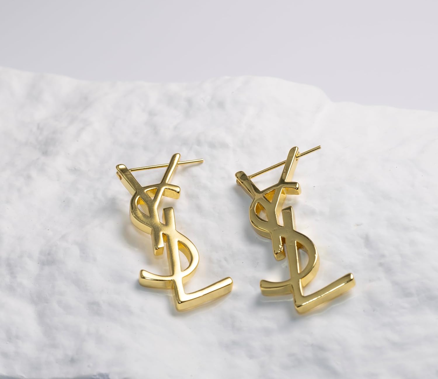 18k Gold Plated Initial Letter Earring for women Designer elegant Fashionable Jewelry Ideal Gifts For Stylish Women
