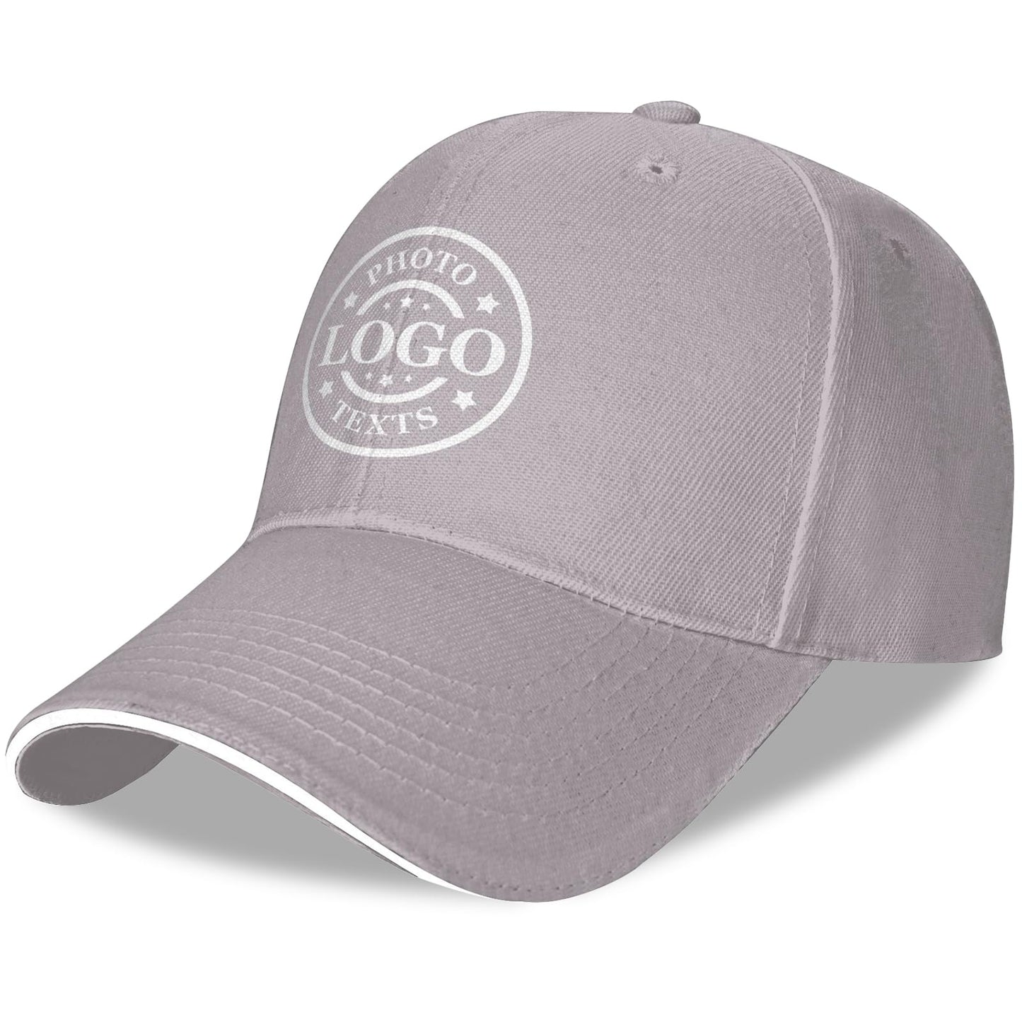Bulk Custom Hat, Customized Adjustable Baseball Cap Design Your Own Unisex Trucker Hat with Photo Text