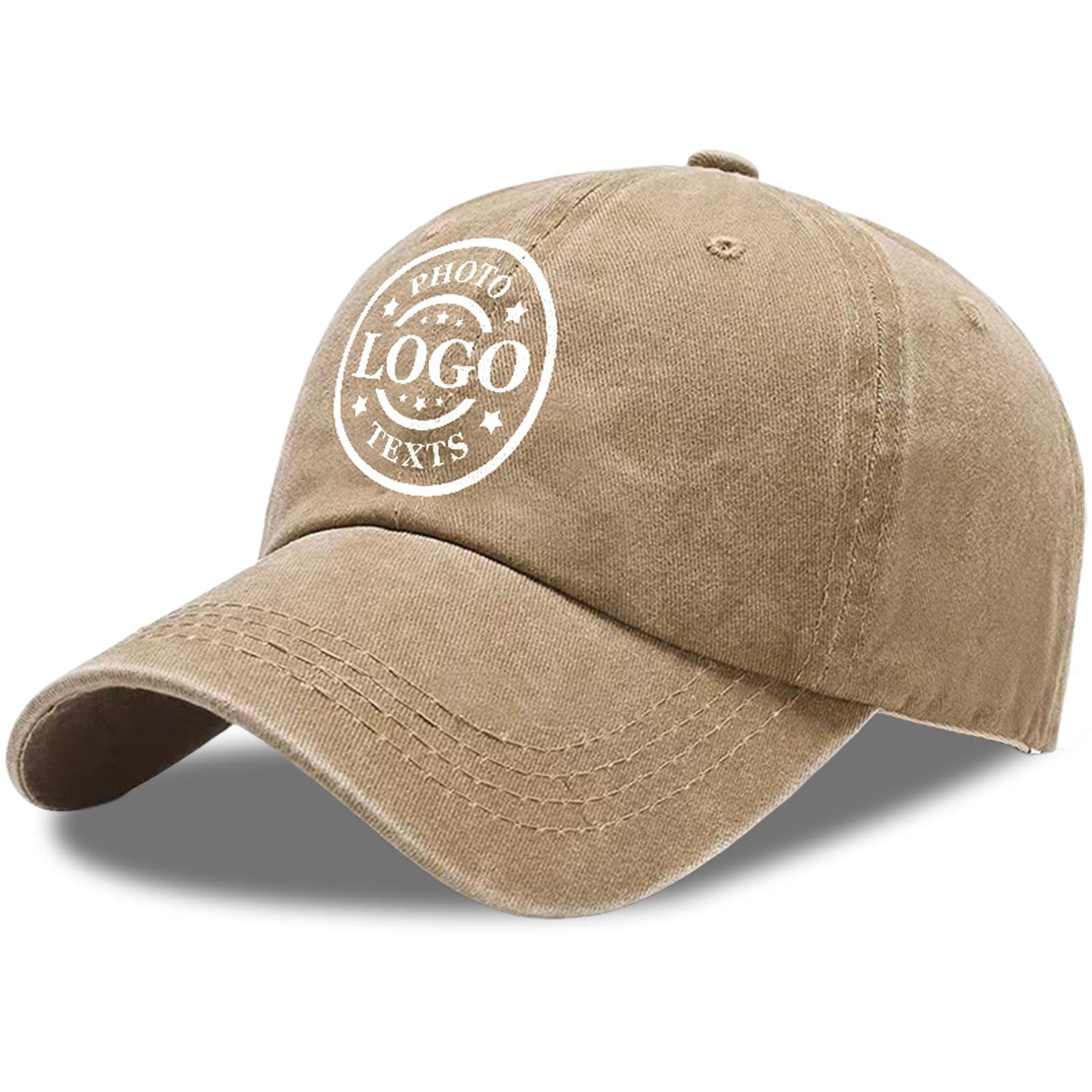 Bulk Custom Hat, Customized Adjustable Baseball Cap Design Your Own Unisex Trucker Hat with Photo Text