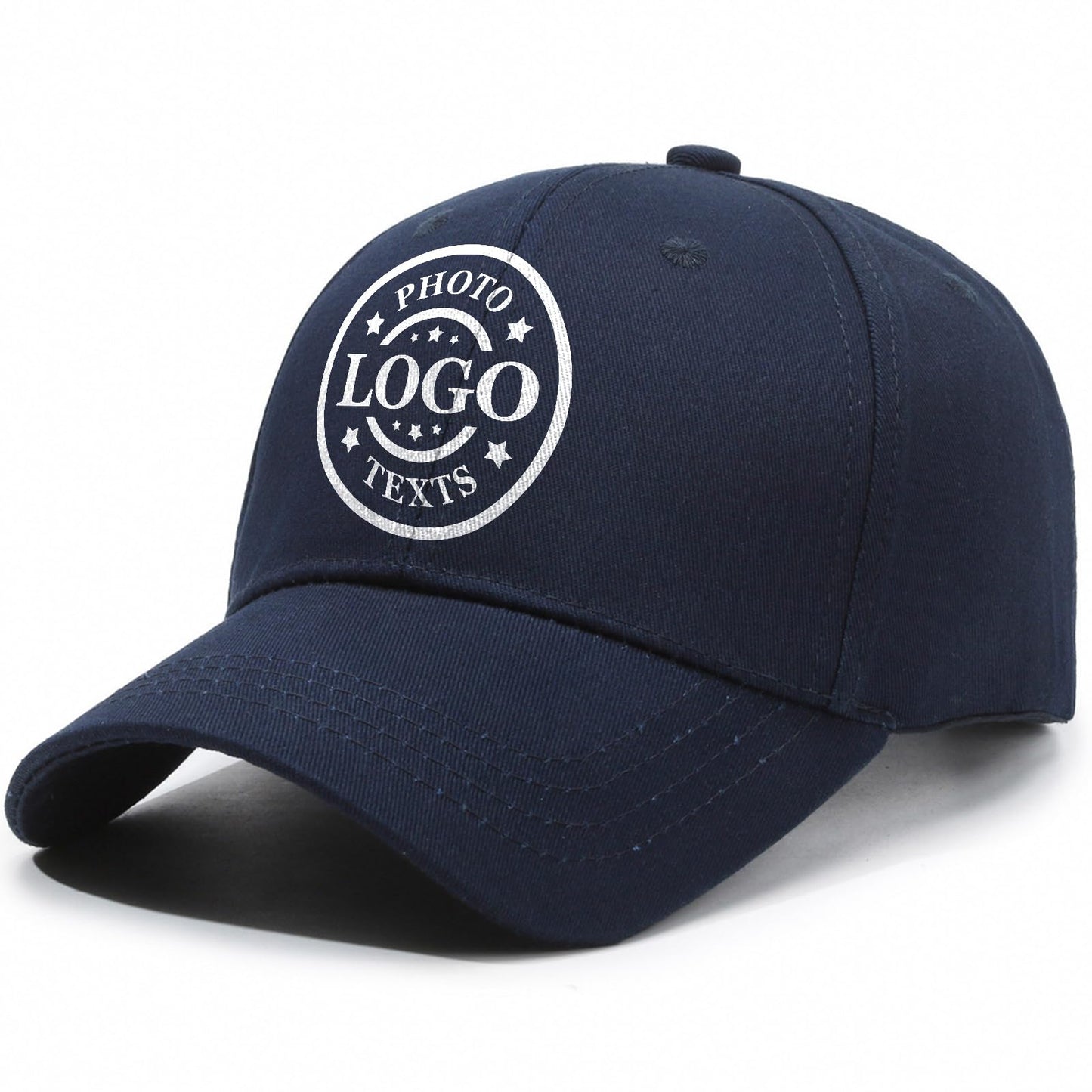 Bulk Custom Hat, Customized Adjustable Baseball Cap Design Your Own Unisex Trucker Hat with Photo Text