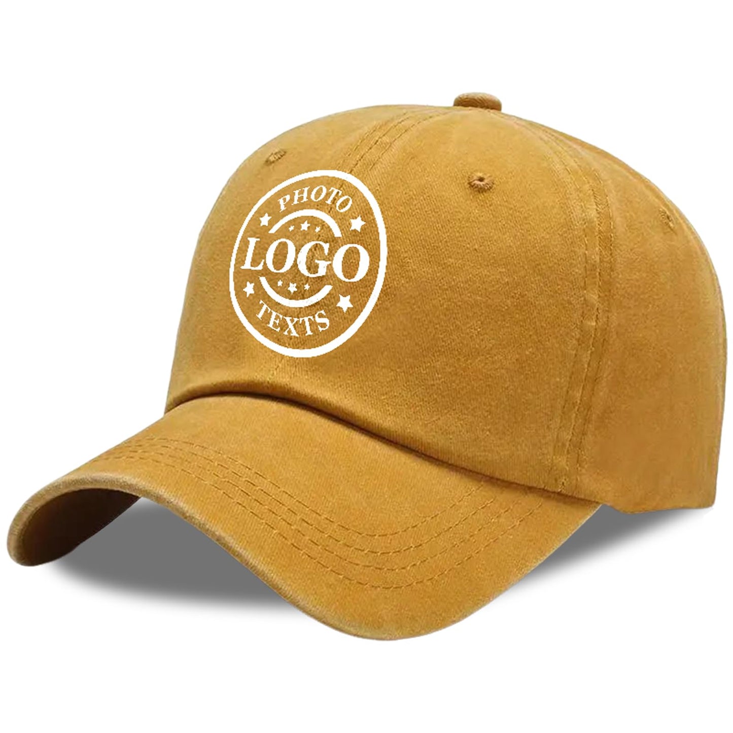 Bulk Custom Hat, Customized Adjustable Baseball Cap Design Your Own Unisex Trucker Hat with Photo Text