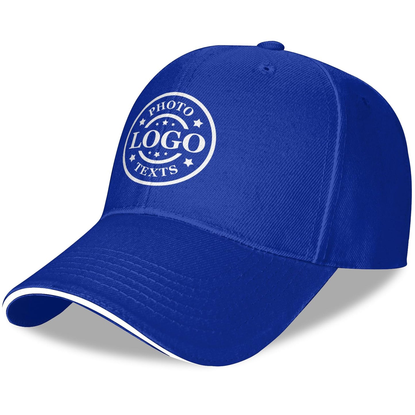 Bulk Custom Hat, Customized Adjustable Baseball Cap Design Your Own Unisex Trucker Hat with Photo Text