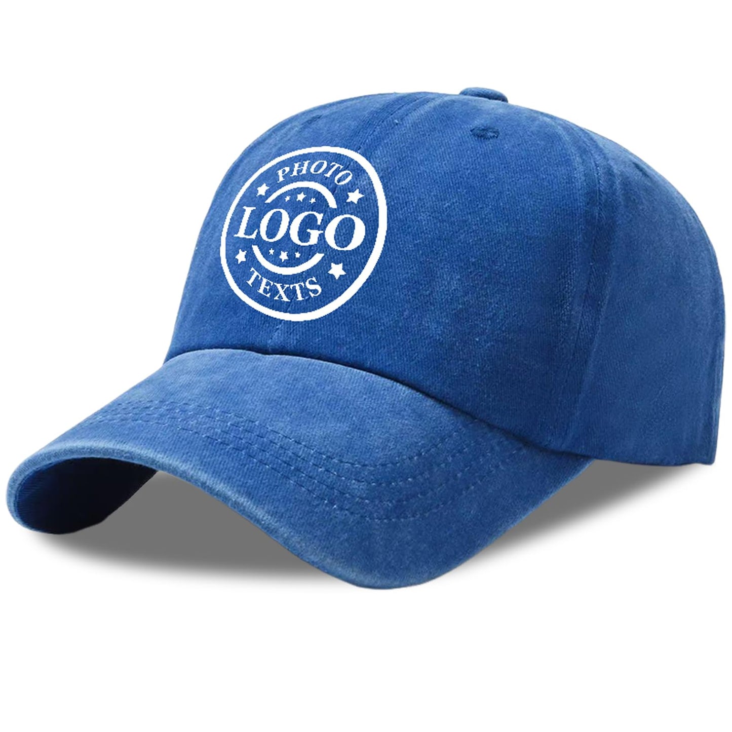 Bulk Custom Hat, Customized Adjustable Baseball Cap Design Your Own Unisex Trucker Hat with Photo Text