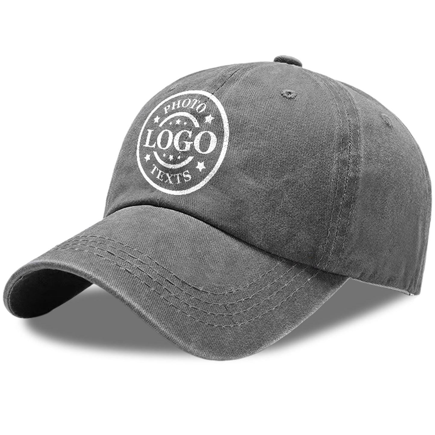Bulk Custom Hat, Customized Adjustable Baseball Cap Design Your Own Unisex Trucker Hat with Photo Text