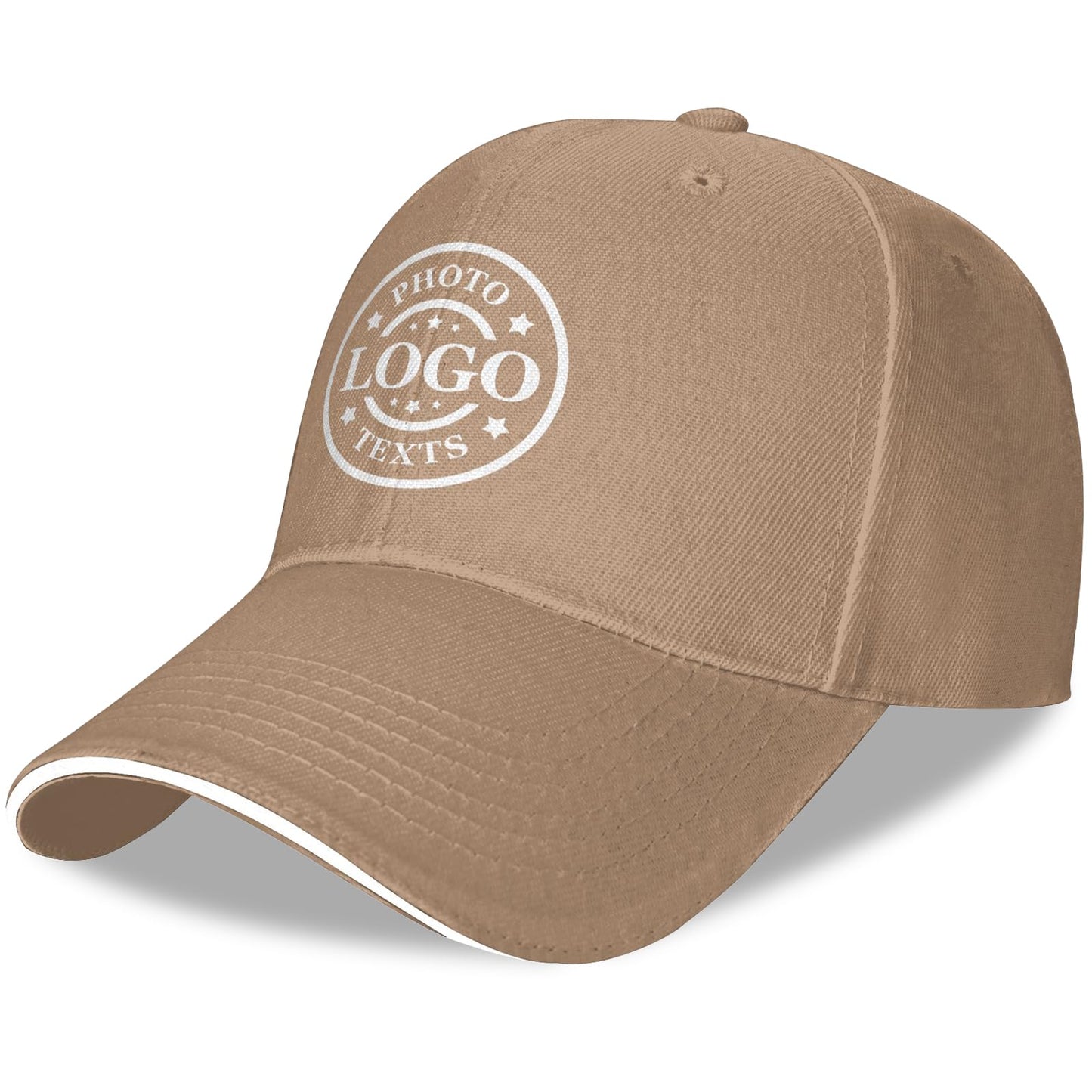 Bulk Custom Hat, Customized Adjustable Baseball Cap Design Your Own Unisex Trucker Hat with Photo Text