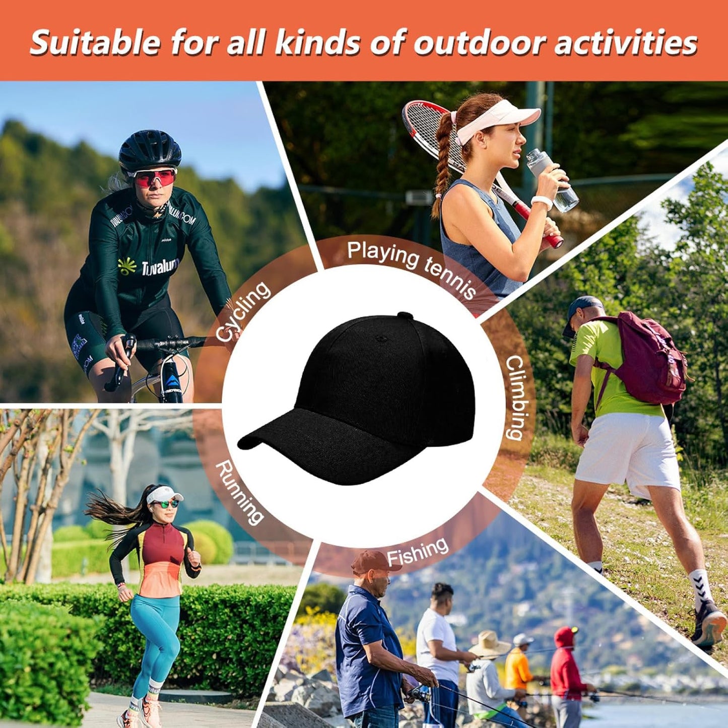 Bulk Custom Hat, Customized Adjustable Baseball Cap Design Your Own Unisex Trucker Hat with Photo Text