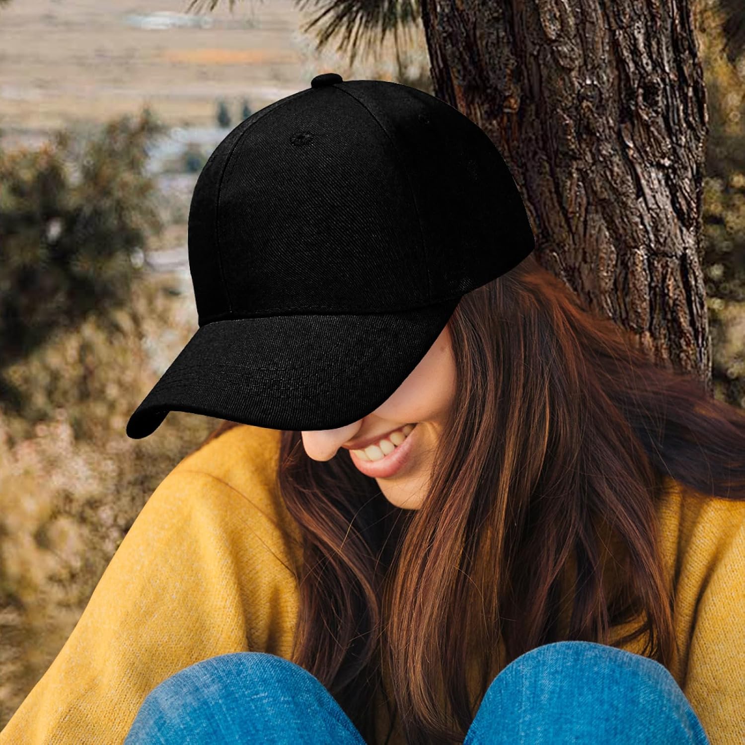 Bulk Custom Hat, Customized Adjustable Baseball Cap Design Your Own Unisex Trucker Hat with Photo Text