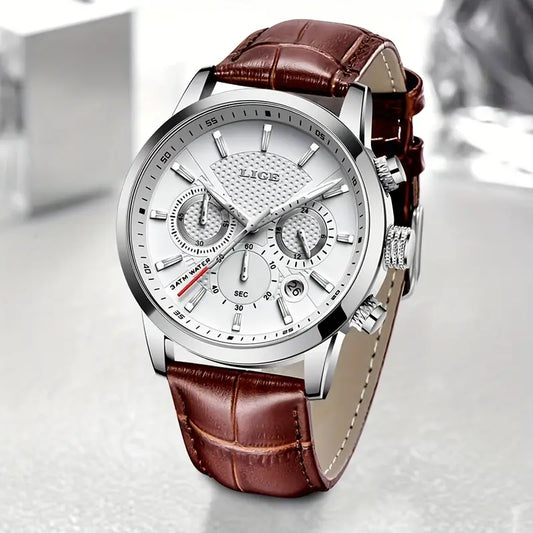 LIGE Men's Fashion Quartz Watch